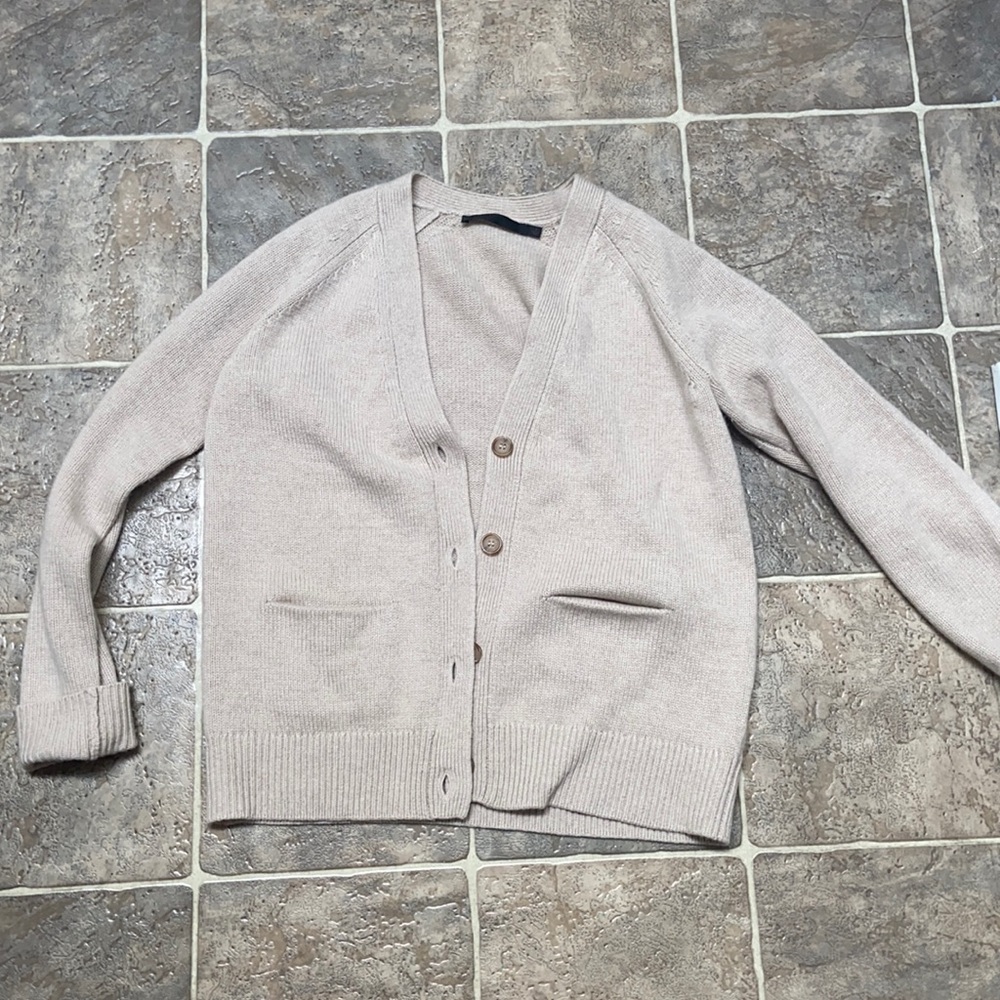Jenni Kayne cashmere Stanford cardigan sweater S